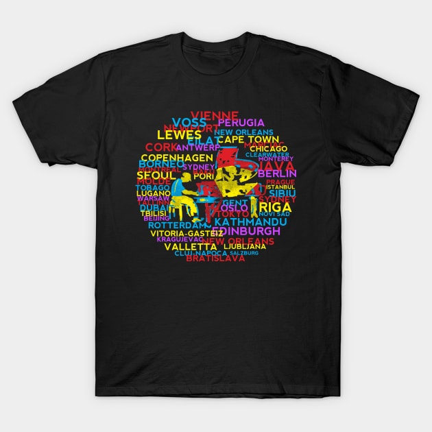 International Jazz Festivals T-Shirt by jazzworldquest